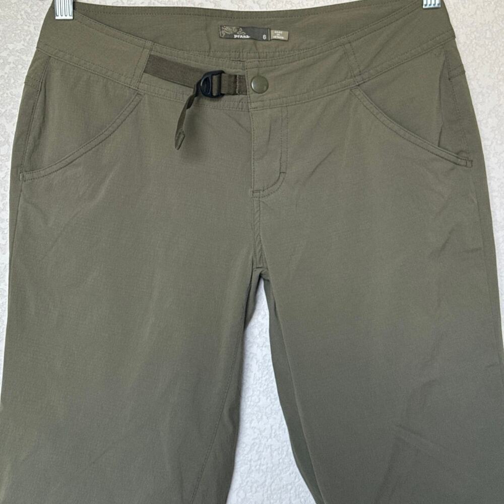 Prana Jasmine Knicker Pant Women's Size 6 Green Hiking Outdoors Travel EUC - Picture 5 of 11